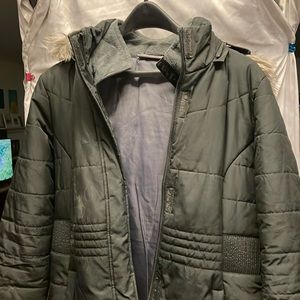 Free Tech Women’s Faux-Fur Hooded Winter Coat